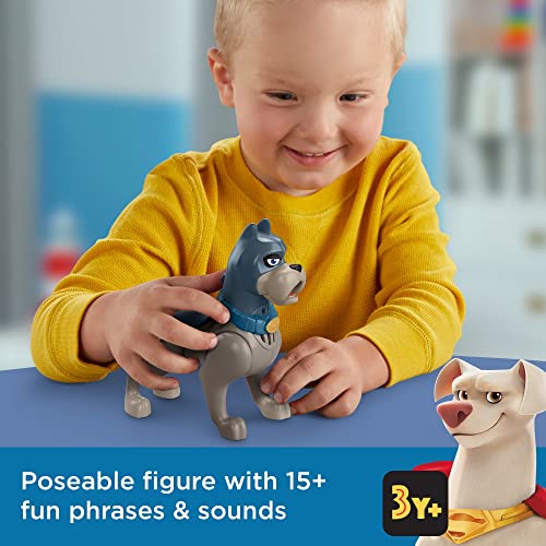 Fisher-Price DC League of Super-Pets Talking Ace Figure - Interactive Movie Action Figure for Ages 3+