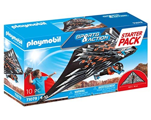 Playmobil 71079 Sports Hang Glider Starter Pack - Action Figure Playset for Ages 4+