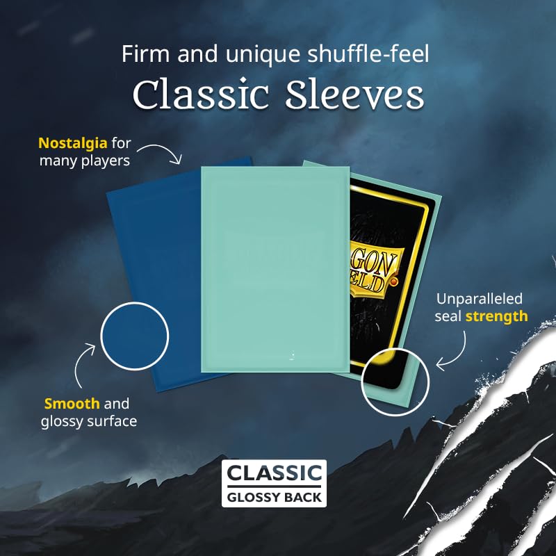 Dragon Shield Standard Sleeves Clear for Trading Card Games