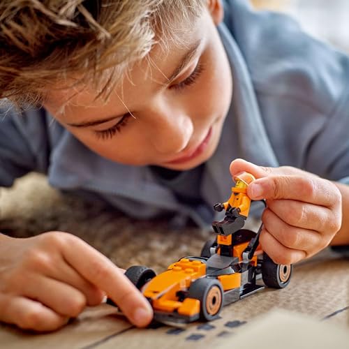 LEGO City F1 Driver with McLaren Race Car - Building Playset for Ages 6+