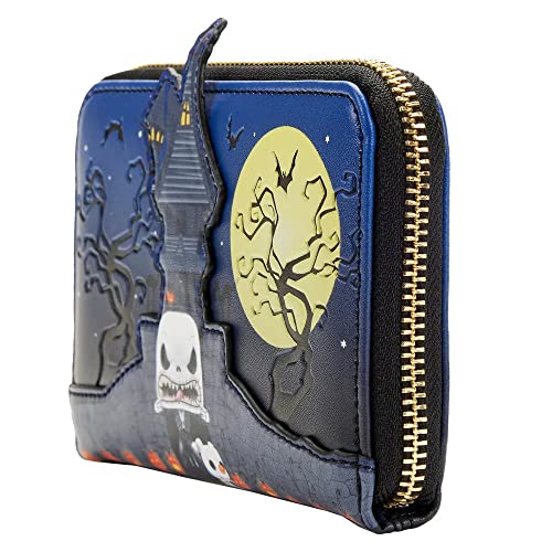 Loungefly Jack Skellington Funko Pop Glow Zip Around Wallet (WDWA2222)