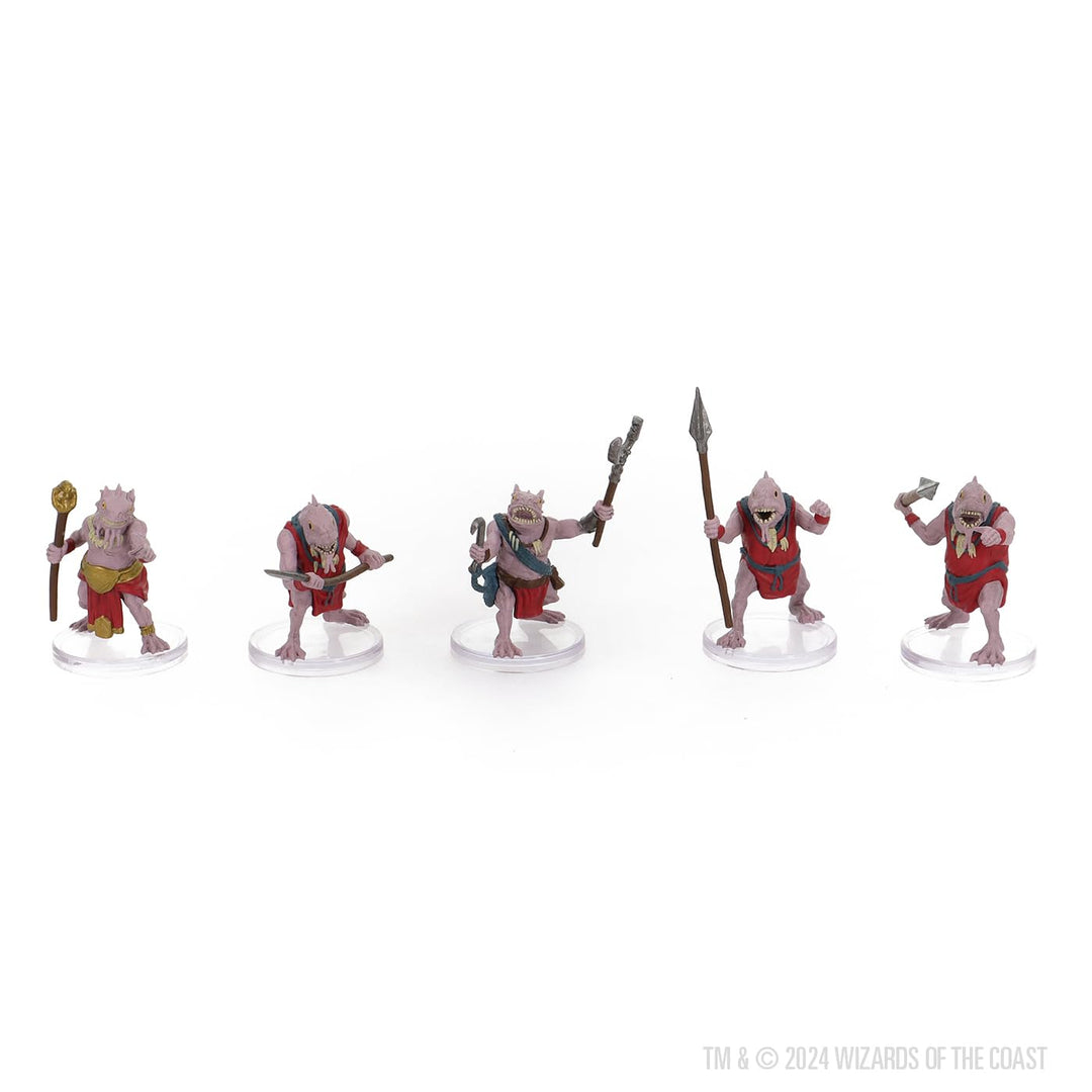 WizKids D&D Icons of the Realms: Kuo-Toa Warband Miniatures Set (5 Count)