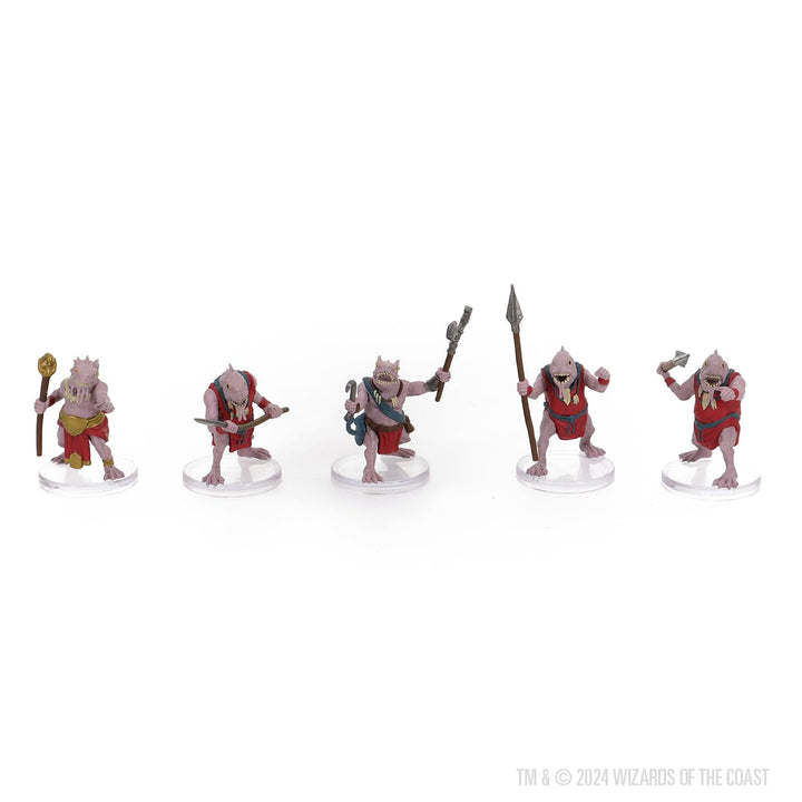 WizKids D&D Icons of the Realms: Kuo-Toa Warband Miniatures Set (5 Count)
