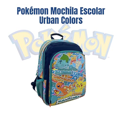 CYPBRANDS Pokémon Unisex Kids School Backpack Adaptable to Trolley (MC-392-PK)