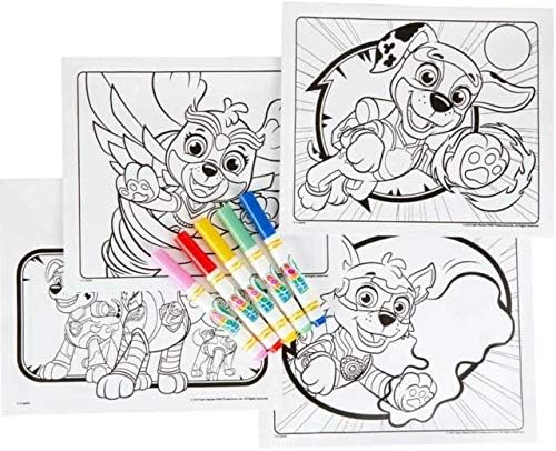 PAW Patrol Mighty Pups Crayola Color Wonder Mess Free Book - Ages 3+