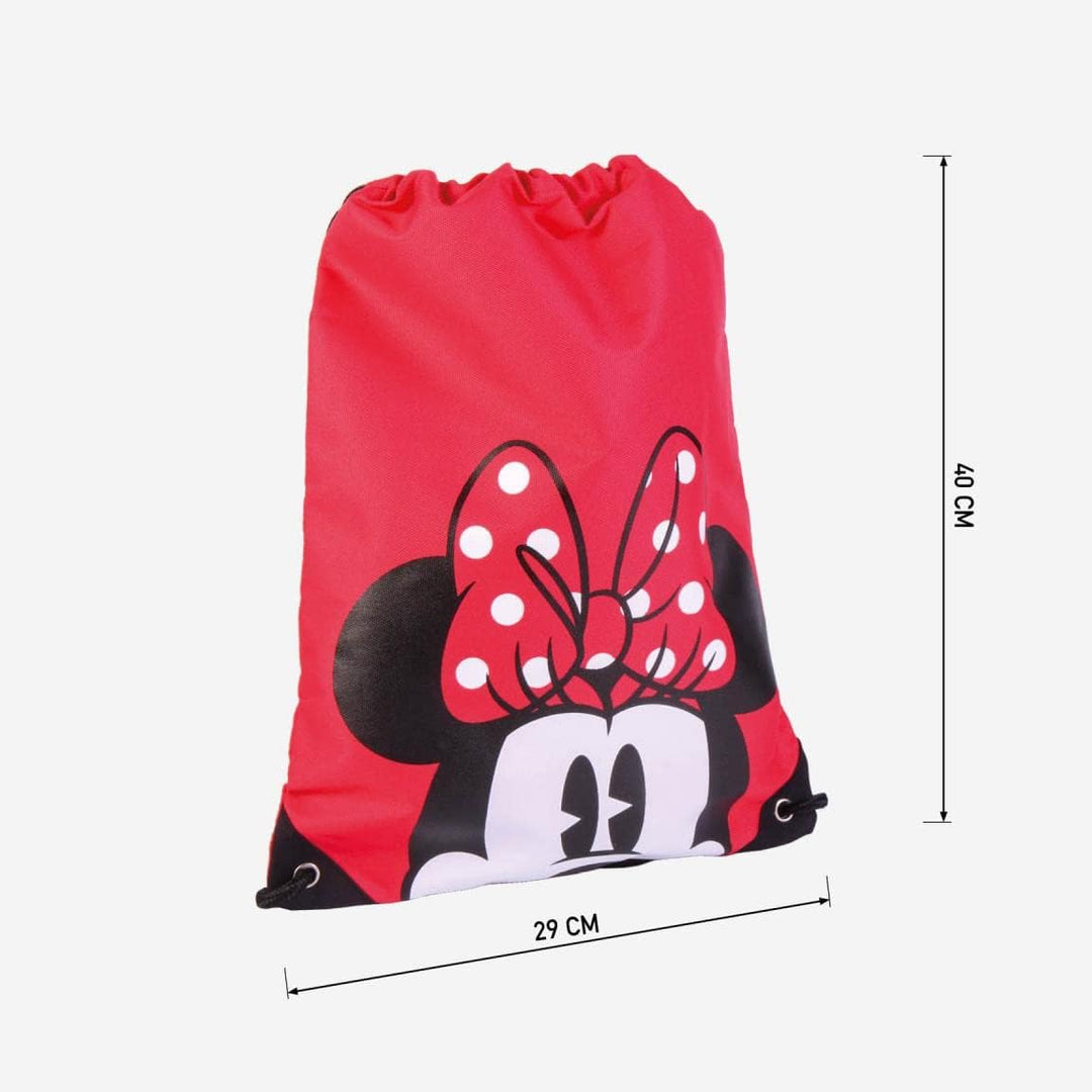 CERDÉ LIFE'S LITTLE MOMENTS Minnie Mouse Unisex Kids String Backpack (LLM-Minnie-Kids)