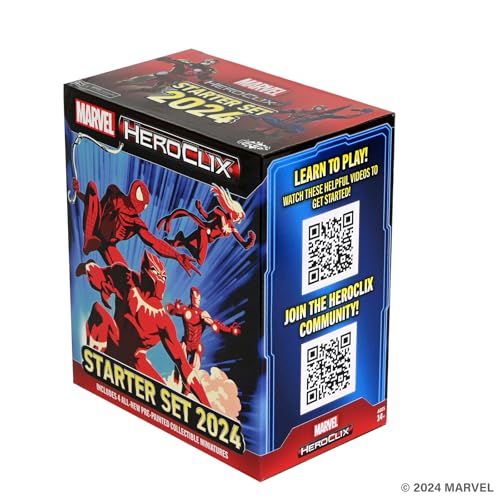 WizKids Marvel HeroClix Starter Set 2024 Tabletop Game (WIZ84917)