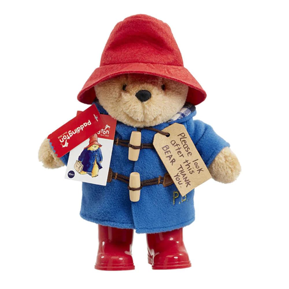 Paddington Bear Plush Toy - Classic Blue Duffle Coat with Boots, 24cm