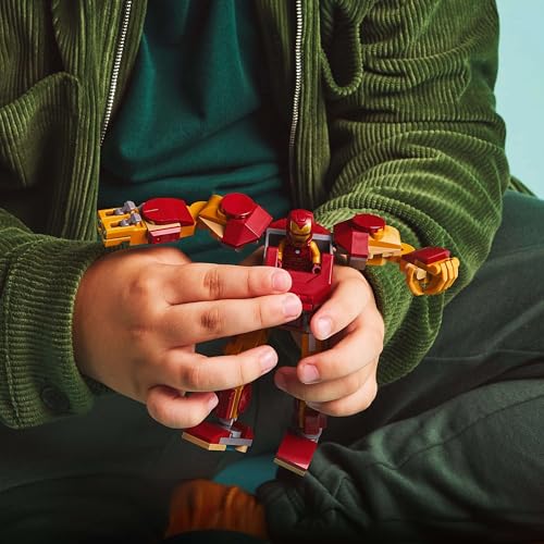 LEGO Marvel Iron Man Mech vs. Ultron - Buildable Super Hero Playset for Kids 6+