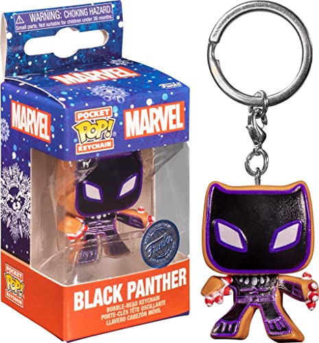 Funko Pop! Marvel Holiday - Black Panther Vinyl Keychain (57968)