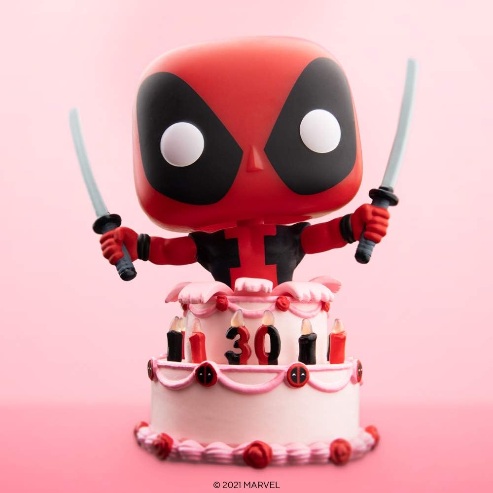 Funko Pop! Marvel Deadpool 30th Anniversary - Deadpool in Cake Vinyl Figure (54654)