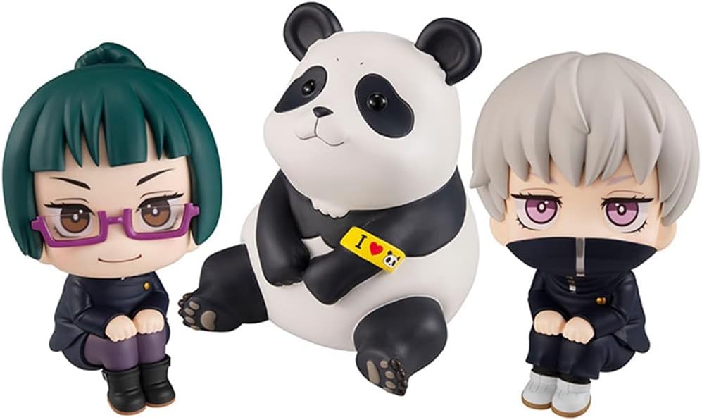 Jujutsu Kaisen statuettes PVC Look Up Maki & Toge & Panda Limited Ver. 11 cm