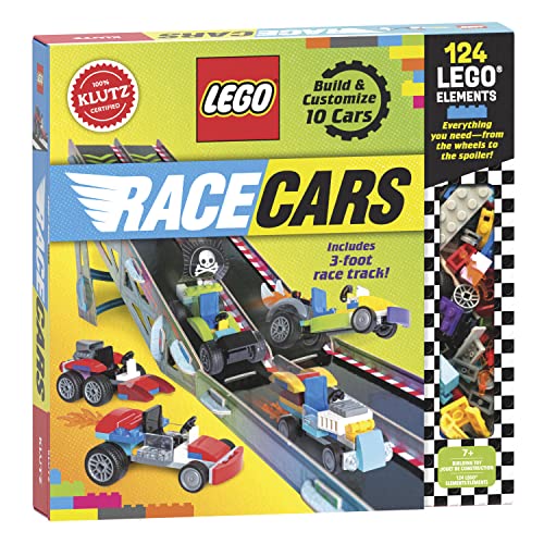 LEGO Race Cars: 5 (Klutz) - STEM Building & Racing Playset for Kids