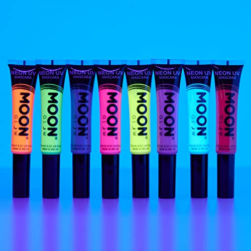 Moon Glow - Neon UV Mascara 15ml White - Brille intensément sous un éclairage UV !