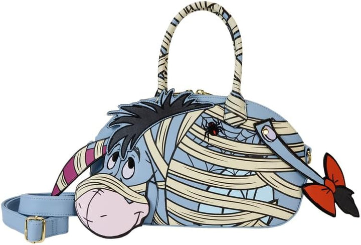 Loungefly Disney Winnie the Pooh Mummy Eeyore Glow Crossbody Bag (WDTB3065)