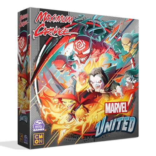 CMON Marvel United: Maximum Carnage Expansion Tabletop Miniatures Strategy Game (CMNMUN018)