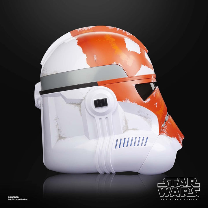 Star Wars The Black Series 332nd Ahsoka’s Clone Trooper Premium Electronic Helmet – Full-Scale Roleplay Helmet with Voice Distortion Technology