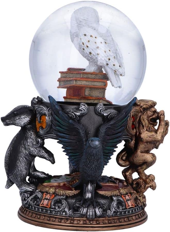 Nemesis Now Officially Licensed Harry Potter Hedwig Snow Globe, Multi Coloured,