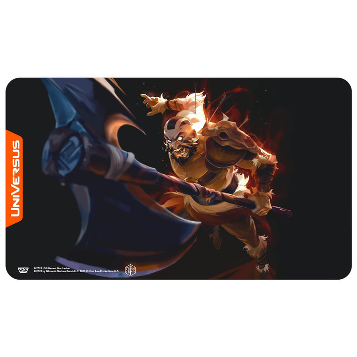 UniVersus: Critical Role: Heroes of Exandria Grog Strongjaw Playmat - 24 x