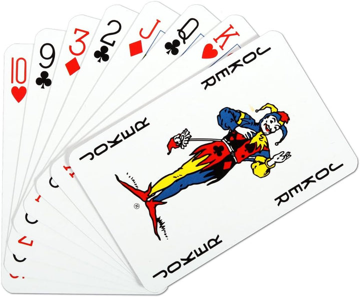 Waddingtons Number 1 Classic Red and Blue Twin Pack Playing Cards