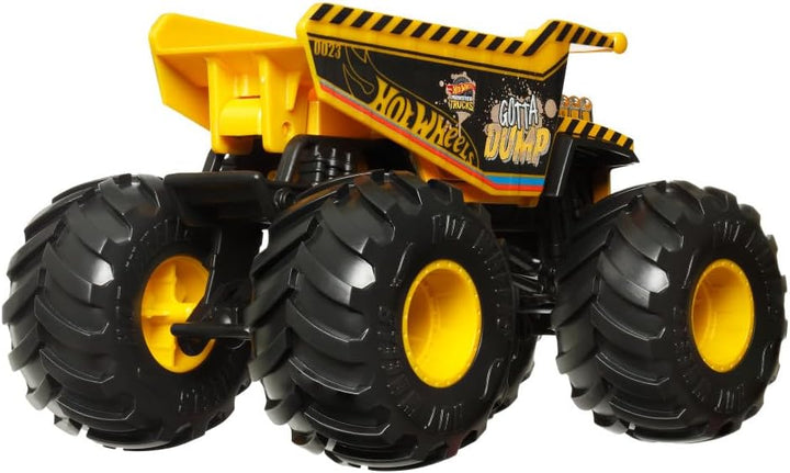 Hot Wheels Mattel Monster Trucks 1:24 Die-Cast Gotta Dump - Large Scale Monster Truck Toy for Kids, Durable Metal Construction, Assorted Models