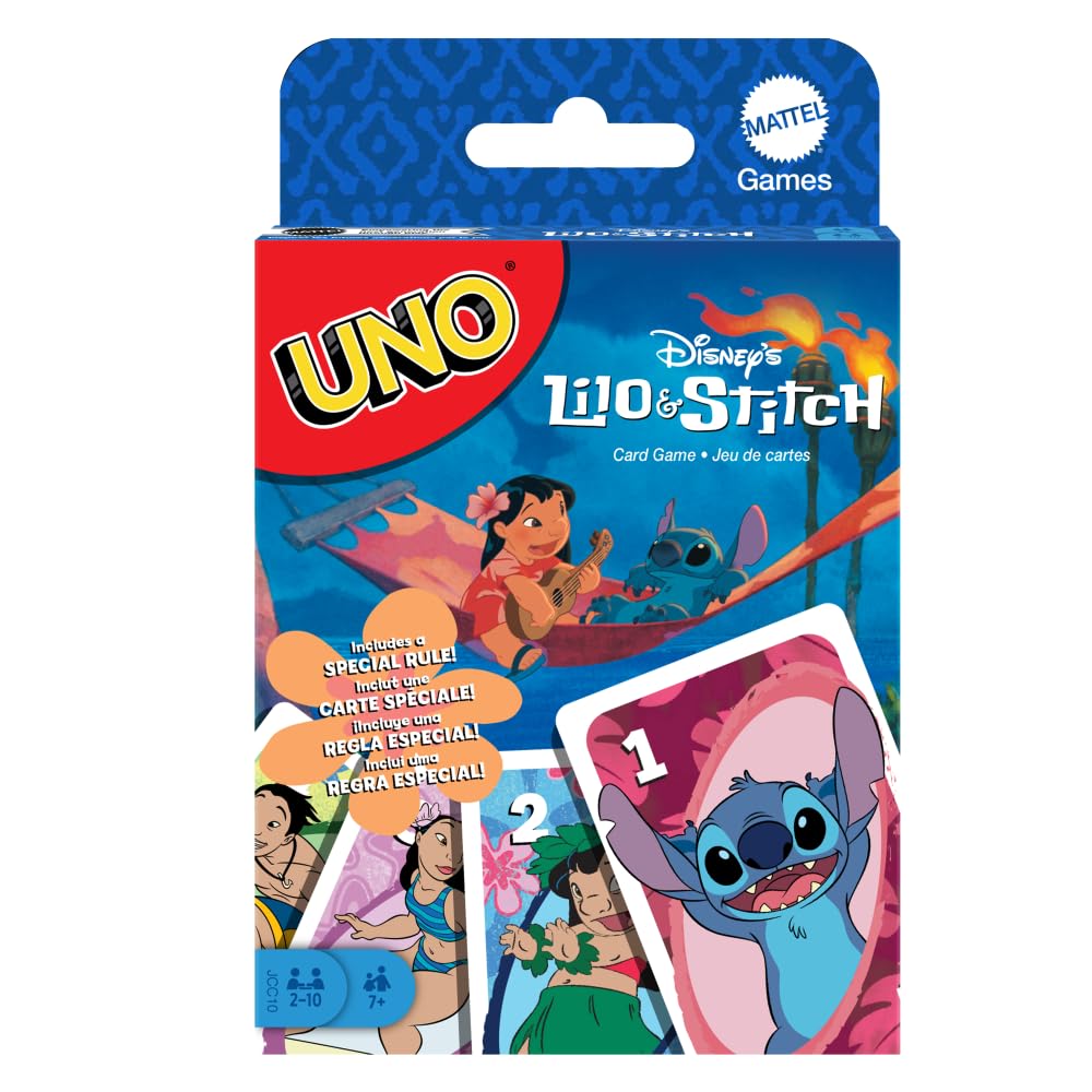 Mattel Games UNO Disney’s Lilo and Stitch Card Game