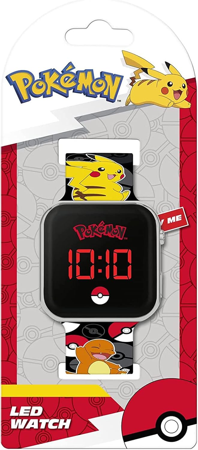 Kids Euroswan - Pokemon LED Watch with Calendar Digital Watch for Kids