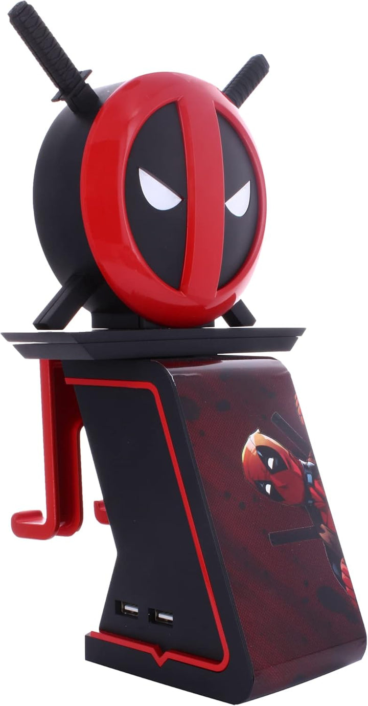 Cable Guys Ikon Charging Stand - Marvel Deadpool Gaming Accessories Holder & Phone Stand for PS5, Xbox Series X/S, and PC (2023)