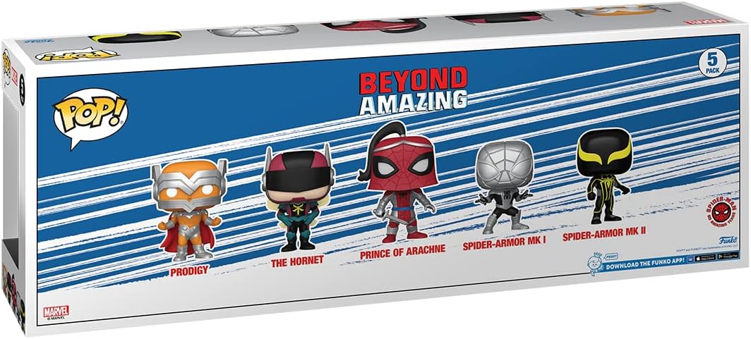 Funko Pop! Marvel Year of the Spider - Spider-Man 5-Pack Vinyl Figure Set (62281)