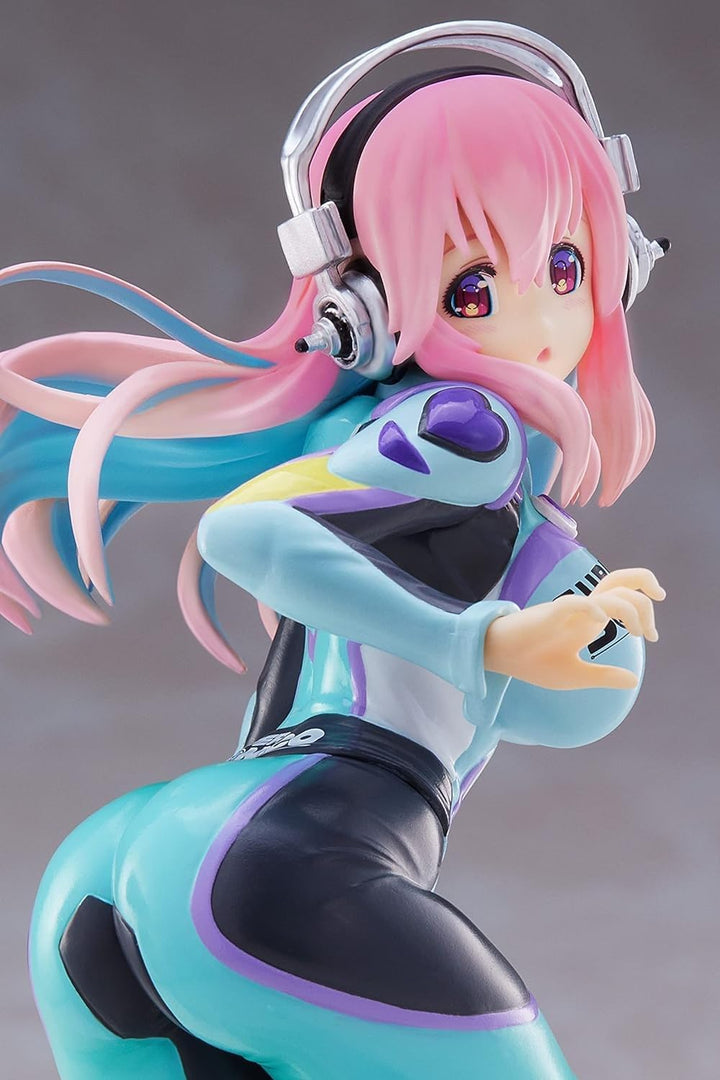 Furyu - Super Sonico Tenitol Non-Scale Figure - Rider Suit Edition with Exclusive Pedestal (Ages 15+)