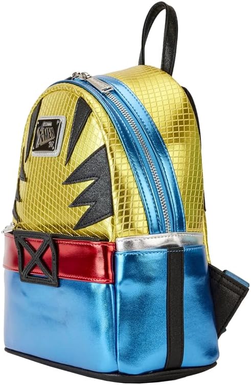 Loungefly X-Men Wolverine Metallic Mini Backpack (Gold, One Size)