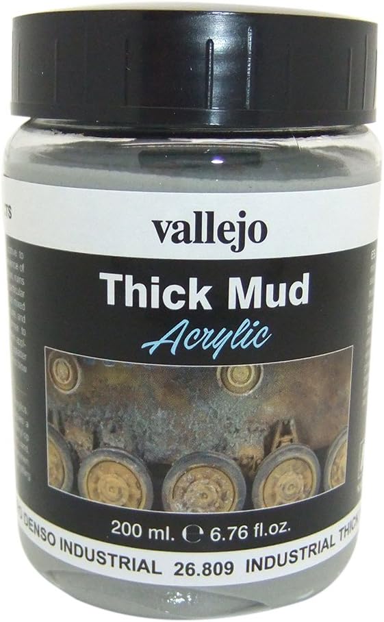 AV Vallejo Weathering Effects 200ml - Industrial Thick Mud, VAL26809