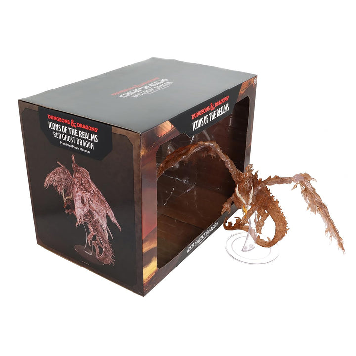 WizKids Dungeons & Dragons Icons of the Realms: Red Ghost Dragon Miniature (Huge Size)
