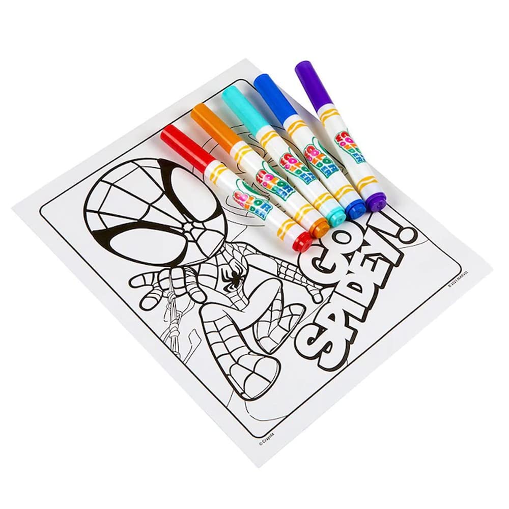 CRAYOLA Color Wonder - Marvel Spidey and His Amazing Friends Mess-Free Coloring Set