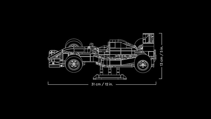 LEGO Icons Williams Racing FW14B & Nigel Mansell F1 Car Model Set - 799-Piece Building Kit for Adults