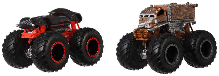 Hot Wheels Monster Trucks 1:64 Demo Doubles 2-Pack - Head-to-Head Battle Vehicles for Kids
