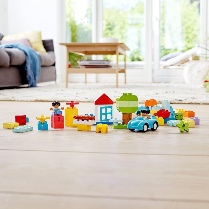 LEGO DUPLO Classic Brick Box 10913 - Building Set with Storage for Toddlers 18 Months+