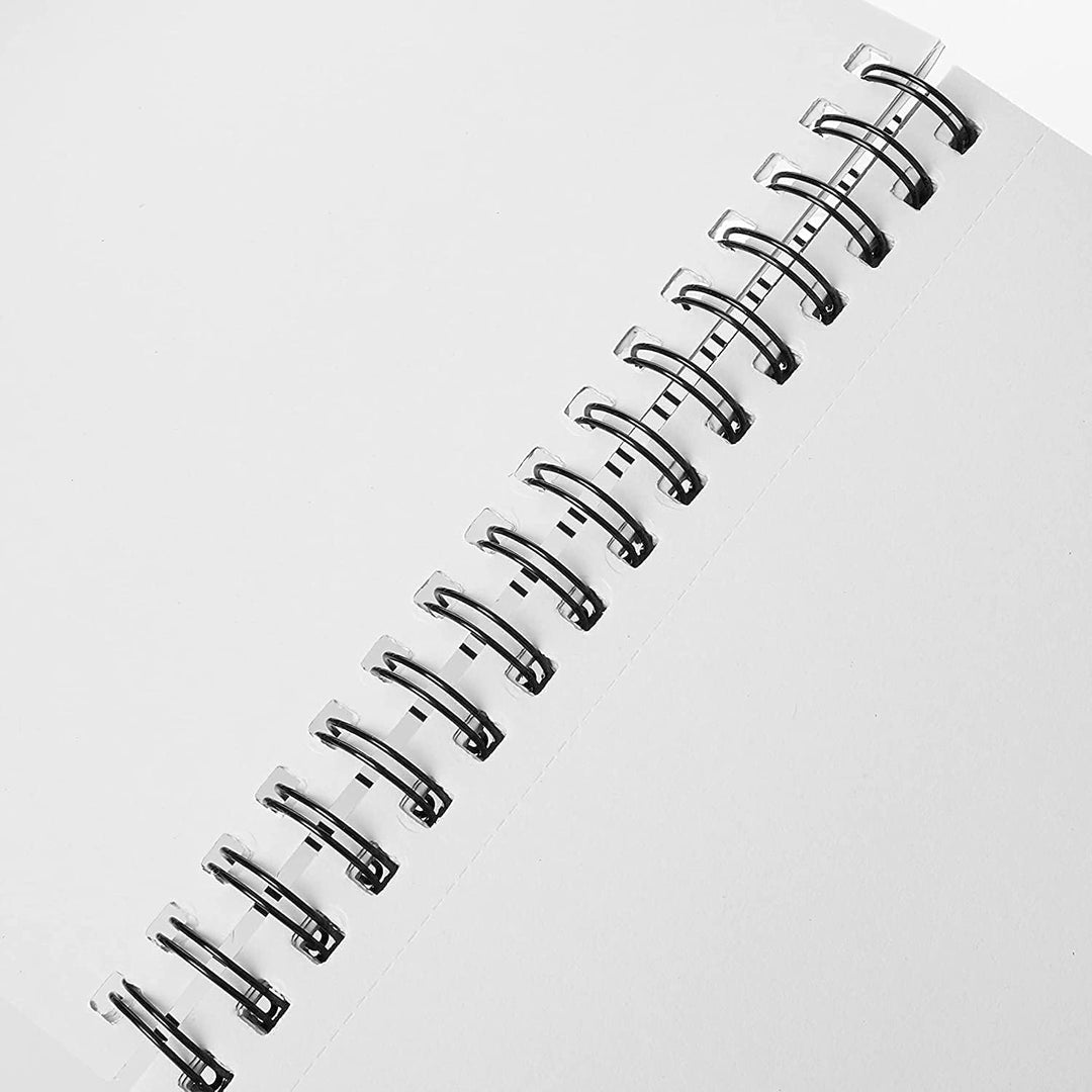 EasyNote A4 Artists Sketch Pad - 170gsm Cartridge Paper, 40 Sheets Spiral Bound