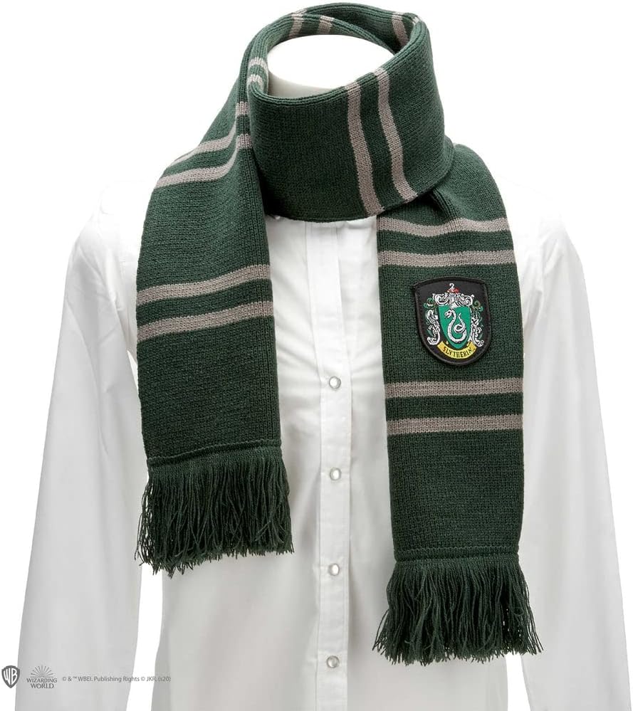 Harry Potter - Slytherin Shield and Fringe Scarf (Accessory)