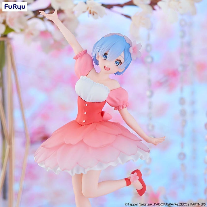 Furyu RE ZERO - Rem Cherry Blossoms - Statuette PVC Trio-Try-It 21cm