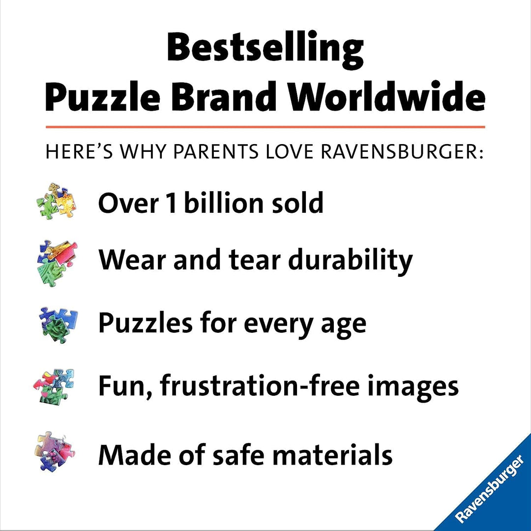 Ravensburger Bluey 4-in-1 Jigsaw Puzzle Set - 12, 16, 20, 24 Piece Puzzles for Kids Age 3+