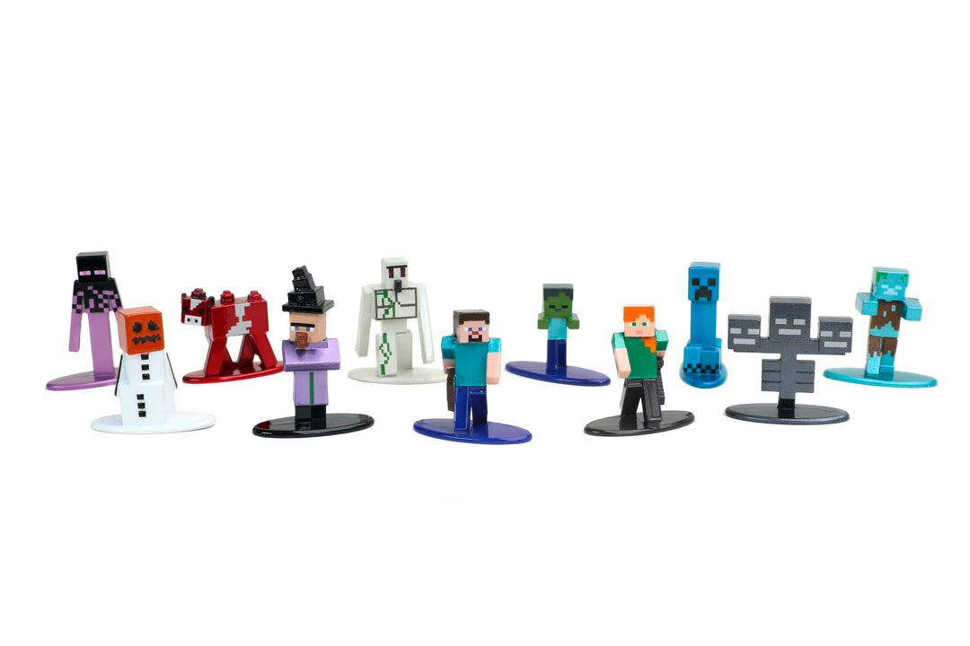 Minecraft NanoFigs Blind Bag - 1.65 Inch Die Cast Action Figure (Assorted Characters)