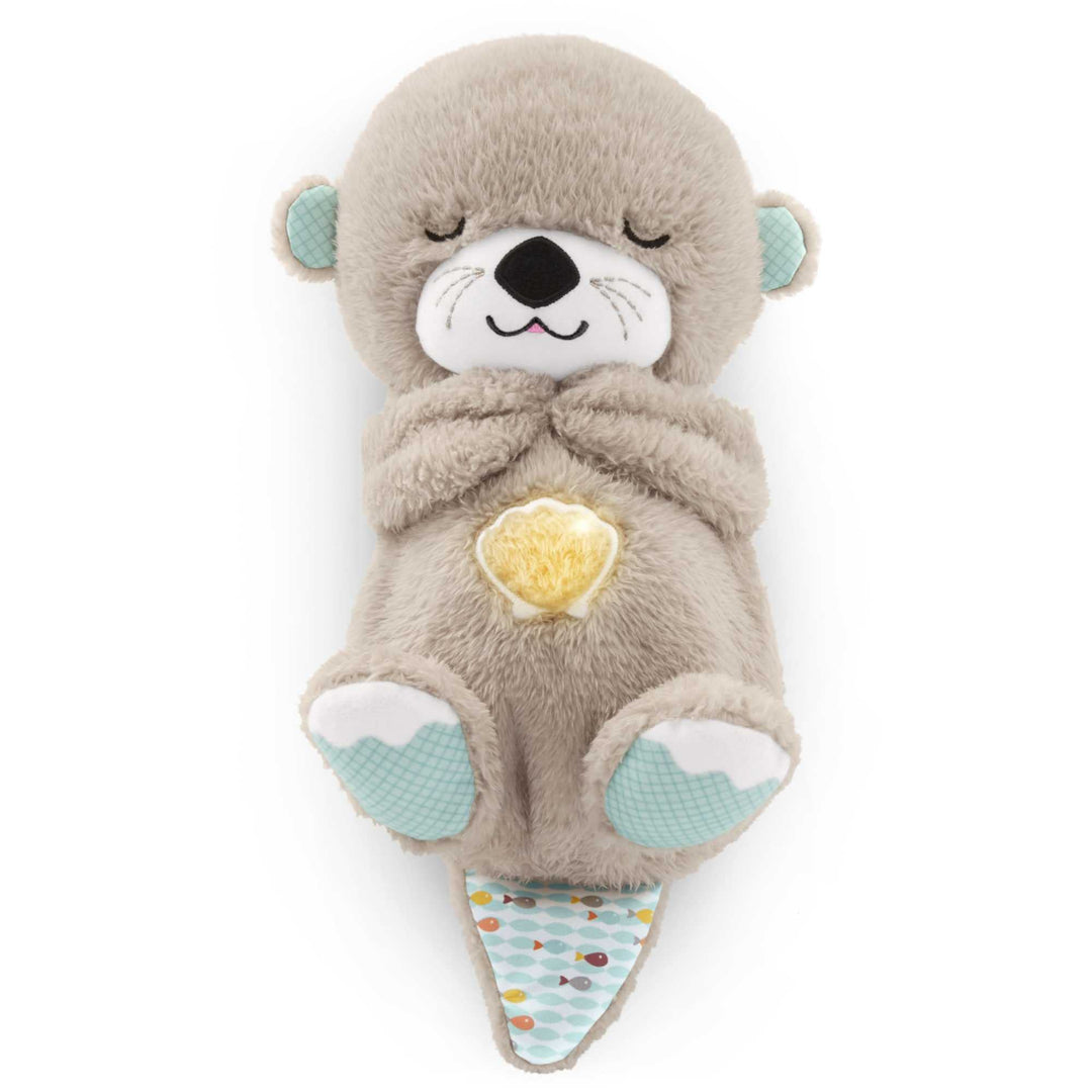 Fisher-Price Soothe 'N Snuggle Otter - Plush Sleep Soother with Breathing Motion, Music & Lights