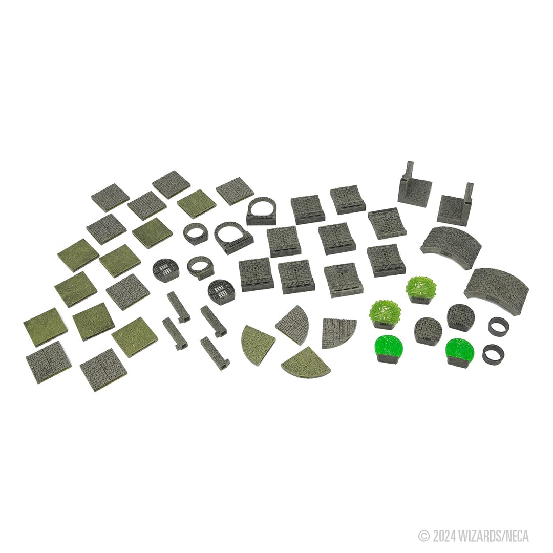 WarLock Tiles Core Set: Forgotten Sewers - Modular Dungeon Tiles for Tabletop RPGs by WizKids