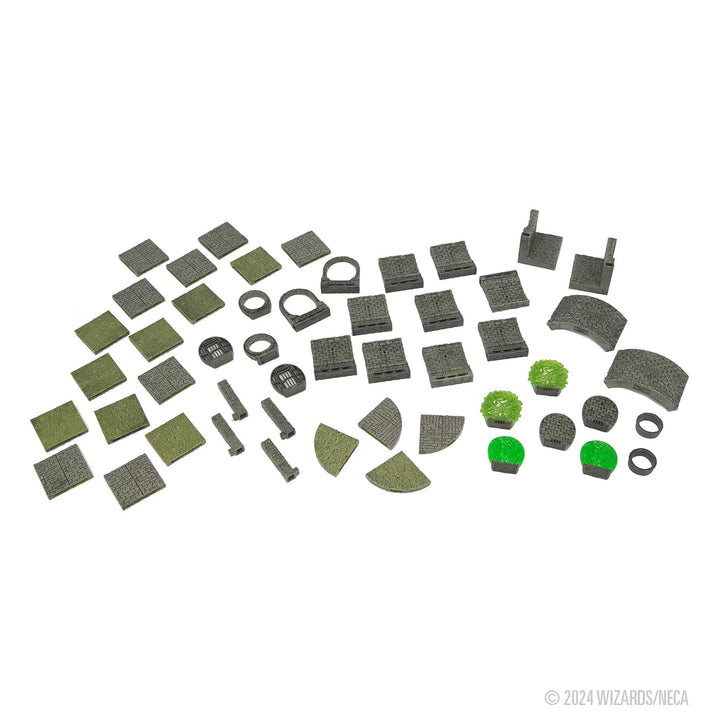 WarLock Tiles Core Set: Forgotten Sewers - Modular Dungeon Tiles for Tabletop RPGs by WizKids