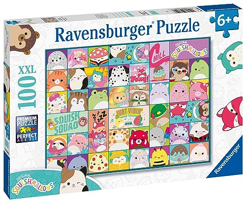 Ravensburger 13391 Squishmallows Jigsaw Puzzle - 100 Piece XXL Puzzle for Kids 6 Years and Up