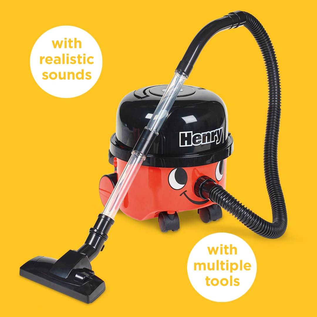 Casdon Henry Vacuum Cleaner Toy - Real Working Suction for Kids 3+