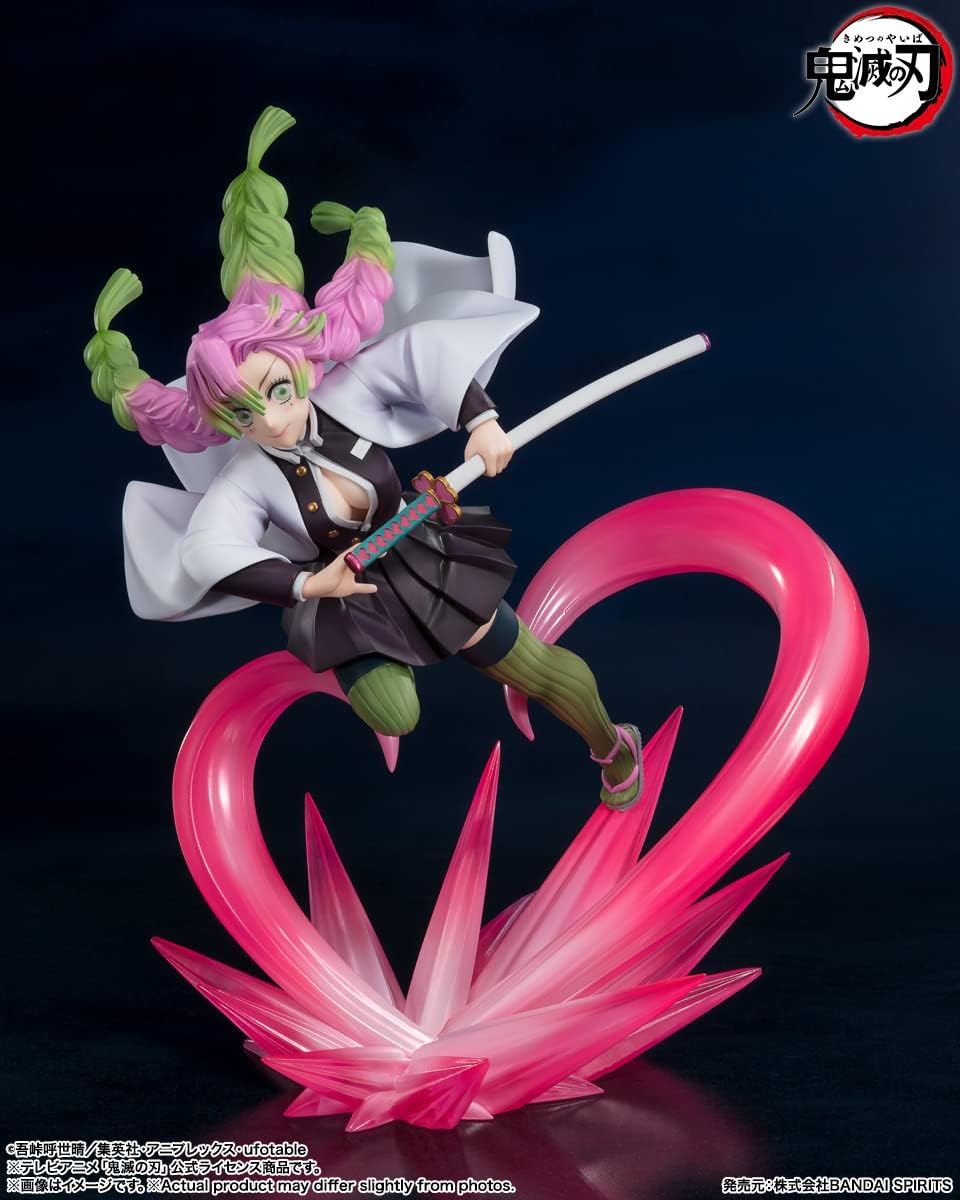 TAMASHII NATIONS - Demon Slayer: Kimetsu no Yaiba - Mitsuri Kanroji FiguartsZERO Action Figure - Collectible Anime Figure for Fans