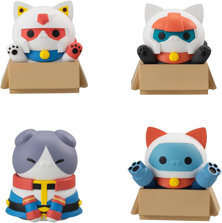 Mobile Suit Gundam Mega Cat Project trading figures Nyandam We are the Earth Federation Force Special Set 3 cm