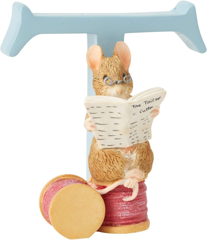 Enesco Beatrix Potter Alphabet Collection - The Tailor of Gloucester Figurine (Letter T)